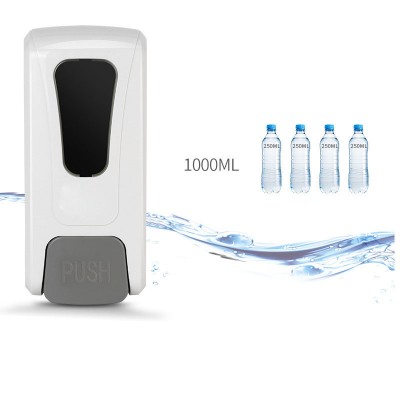 Hot selling ceramic soap dispenser with brush holder auto hand wash abs manufacture wholesale price